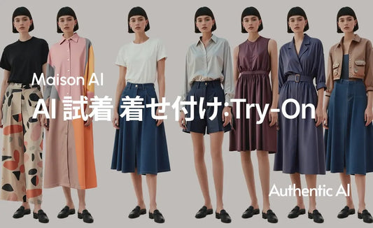 商品画像1枚で、AIモデルが着こなす。MaisonAI、着用画像を自動生成するAI試着に特化した新機能「着せ付け：Try-On」をリリース ー企画・デザインから販促画像の生成まで、ファッションビジネスのワークフローを革新ー